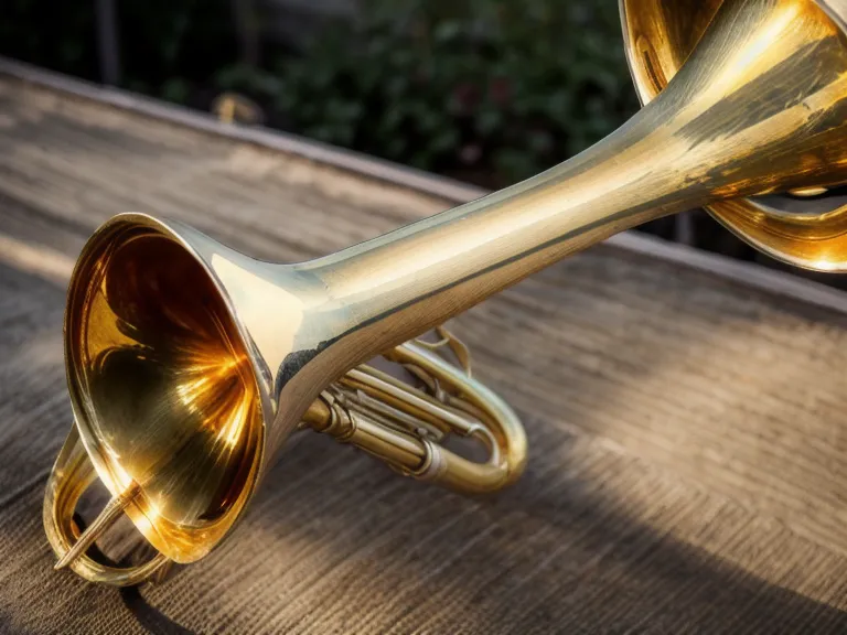 Nahaufnahme der drei Ventile einer Trompete beim Spielen eines Kirchenlieds